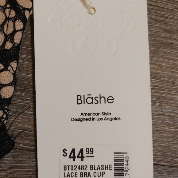 BALSHE - 3 NEW WITH TAGS Size Small Lace Fringe Adjustable Shelf Bra Super Sexy! - Picture 9 of 16